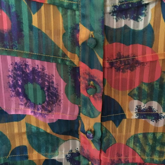 Brimming with Brio floral blouse - Size XL - Picture 3 of 4